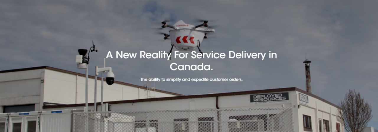 Drone delivery canada stock